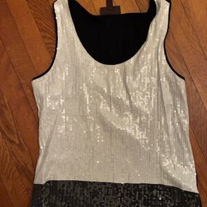 Dana Buchman Black Sleeveless Top